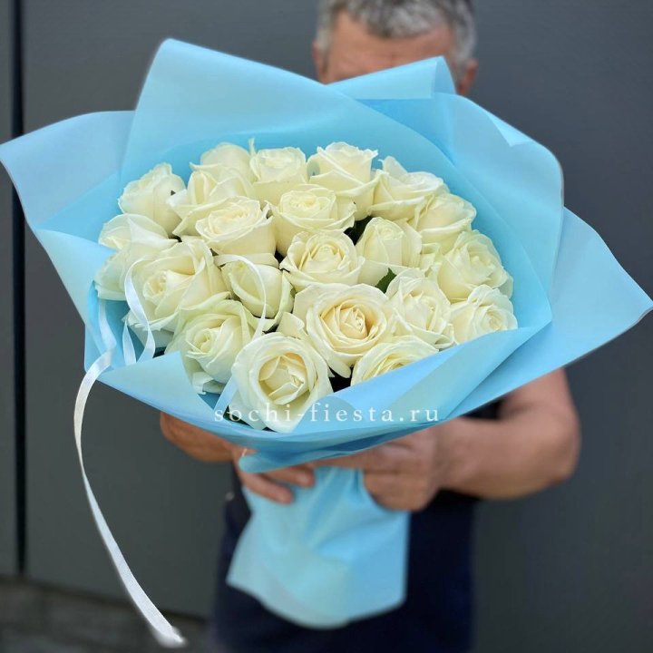 21 белая роза в Новочеркасске