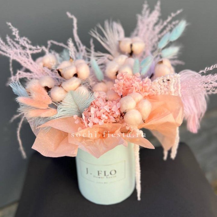 Авторский бокс с сухоцветами №3 в Новочеркасске