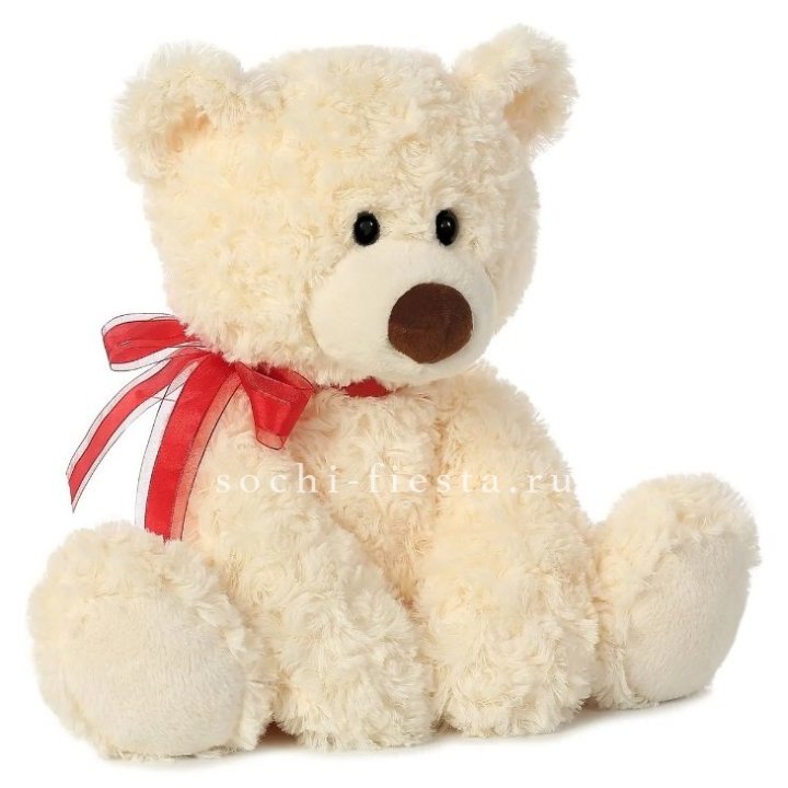 Белый плюшевый мишка  в Новочеркасске
