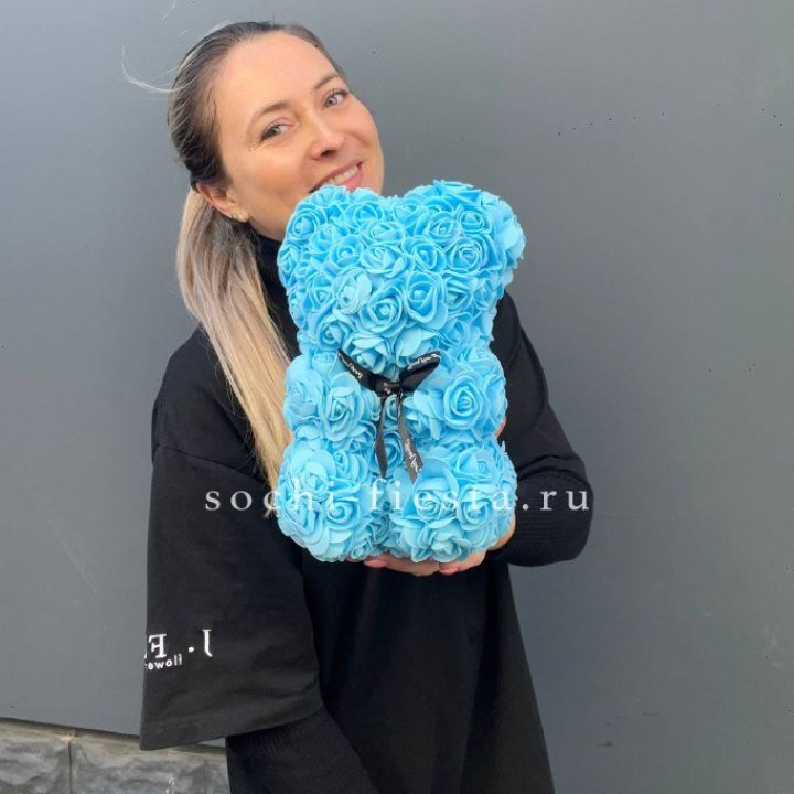 Игрушка медведь голубая в Новочеркасске