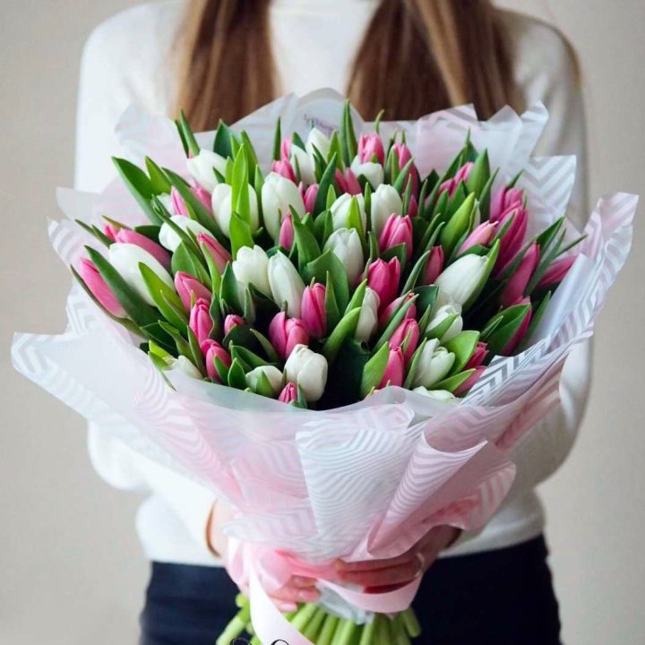 Букет тюльпанов "Лолита" в Новочеркасске