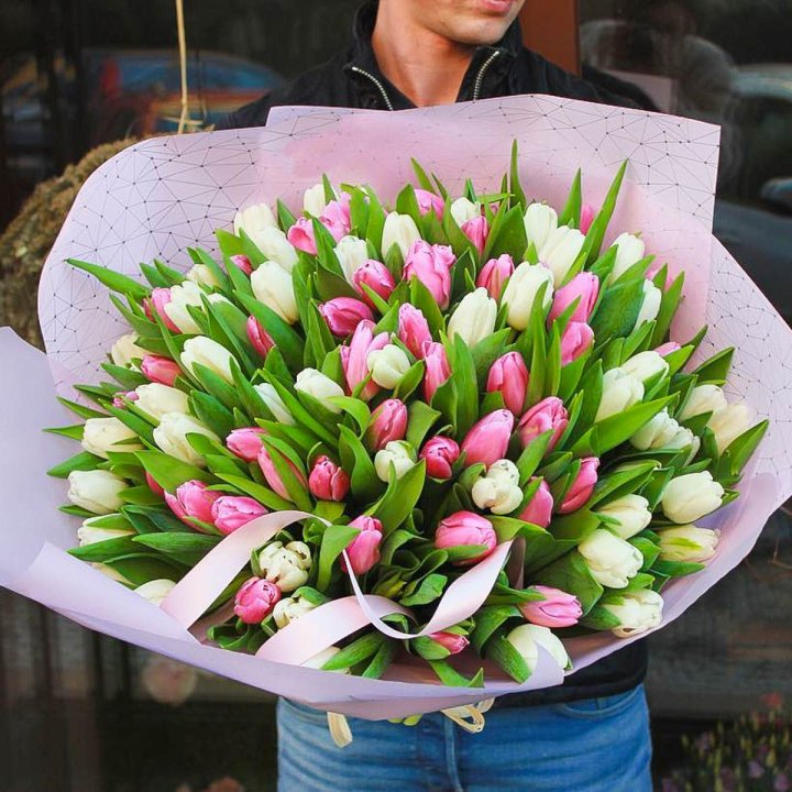 101 тюльпан микс в Новочеркасске