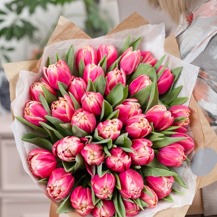 Букет пионовидных тюльпанов в Новочеркасске